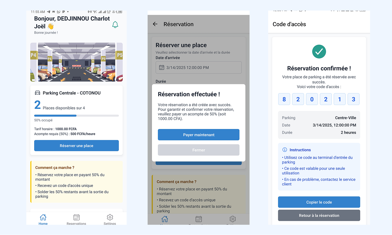 Smart Parking – Mobile Application project preview